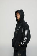 Street Cool Loose Hooded Sweatshirt &amp; Pants Two-Piece Set
