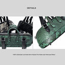 Vintage Snake-Patterned Eyeglass Case