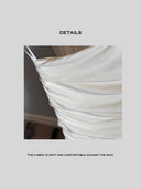 Off-White One-Shoulder Knit Bodycon Maxi Dress | Ruched Slim-Fit Mermaid Gown