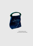 Vintage Cowhide Bag with Snake Print