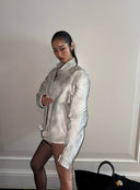 Vintage Distressed Full-Grain Cowhide Leather Jacket