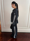Street Cool Loose Hooded Sweatshirt &amp; Pants Two-Piece Set